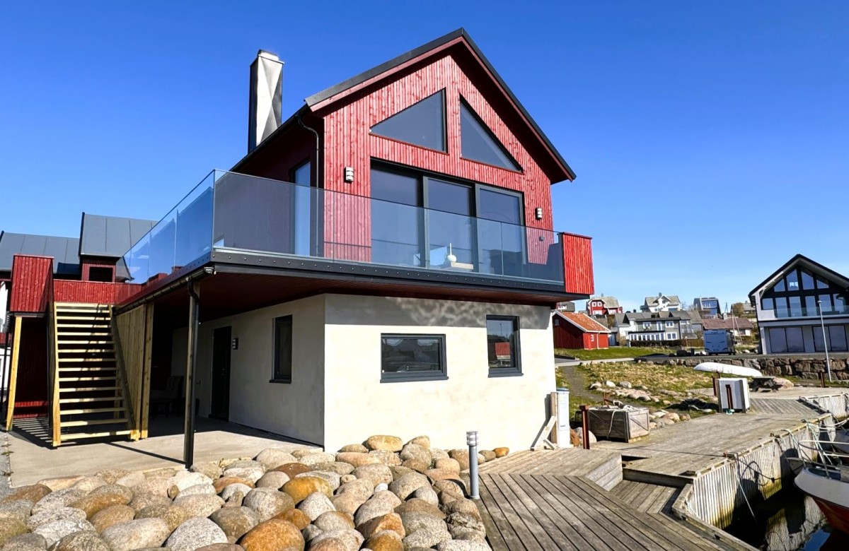 Ferienhaus 'Maritim del Sol' in Borhaug-Borshavn, Fortschritt April 2024